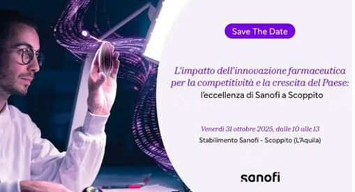 L’impatto dell’innovazione farmaceutica per la competitività e la crescita del Paese: l’eccellenza di Sanofi a Scoppito